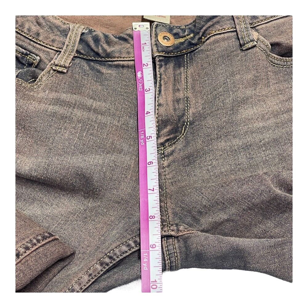 Arizona Jean Company Super Skinny Jeans Pink/Purple/Brown Women’s Size 11 - Picture 6 of 9